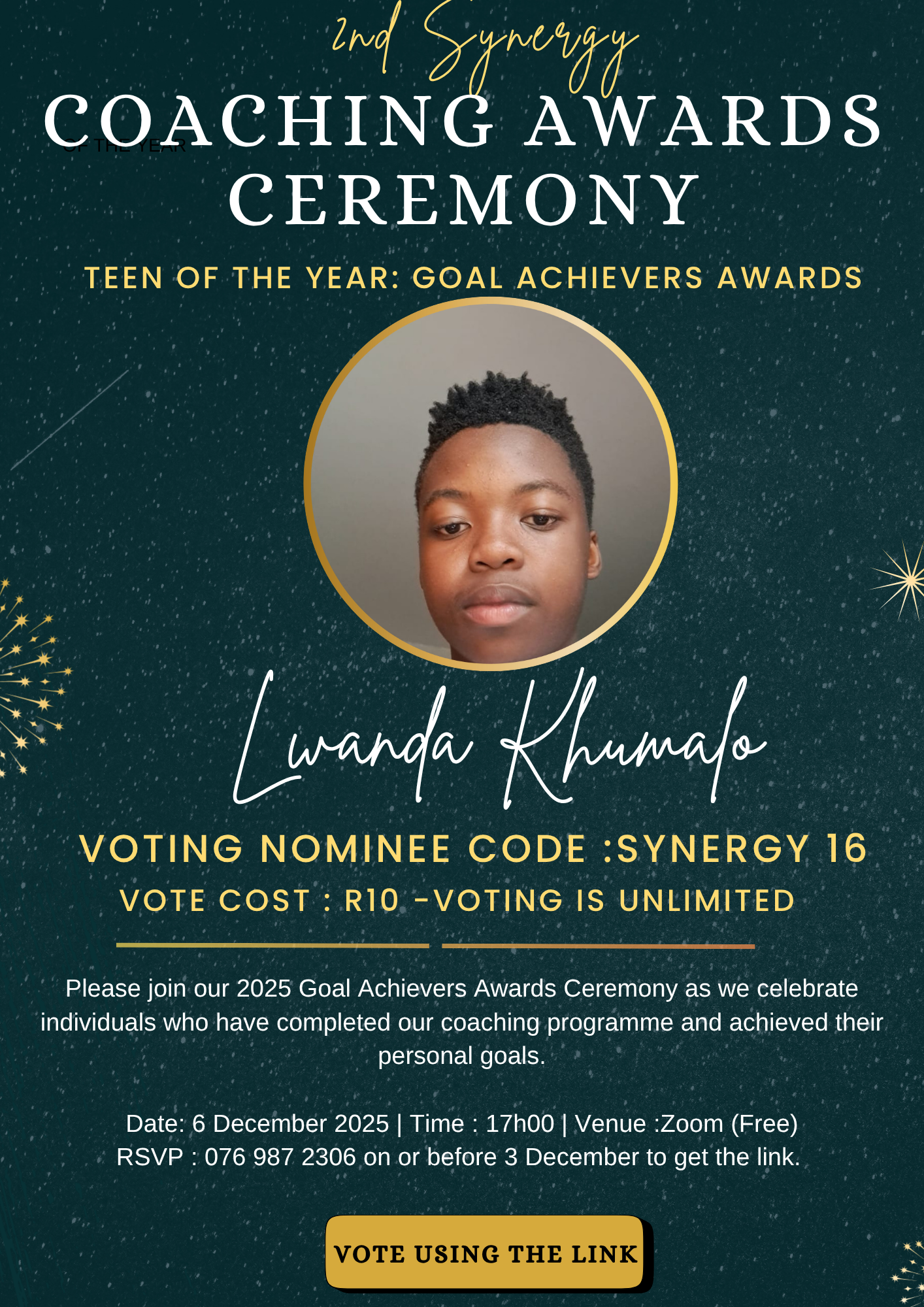 Copy of Copy of Green Gold and White Handcrafted Personal Holiday Flyer